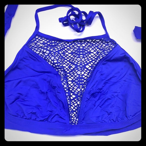 High Neck Bikini Top L Bottom S - Picture 1 of 6